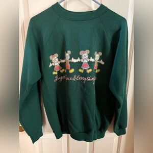 Disney’s Magical Christmas Faire 1994 Vintage Mickey Minnie Sweatshirt L